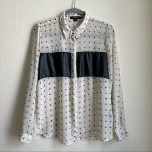 Paper Tee Milky Botton Up Shirt - L